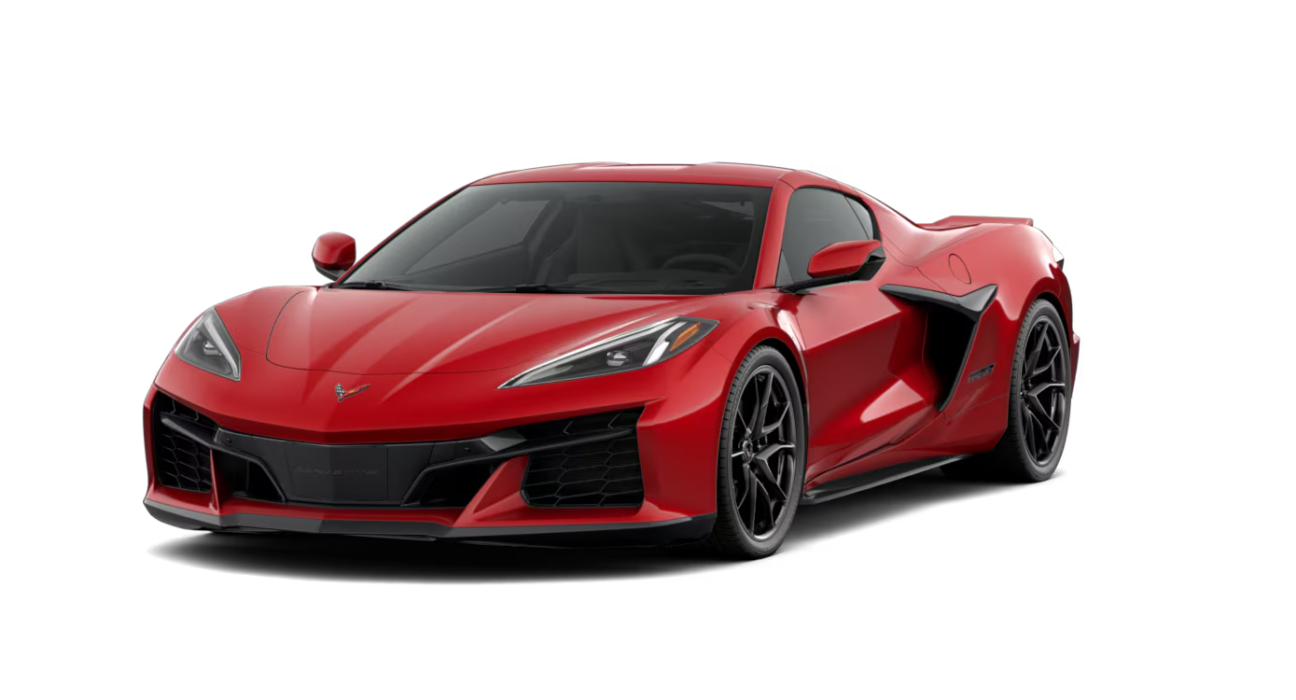 2027 Chevrolet Corvette Grand Sport with wide-body styling, aggressive front design, and a powerful mid-engine sports-car profile