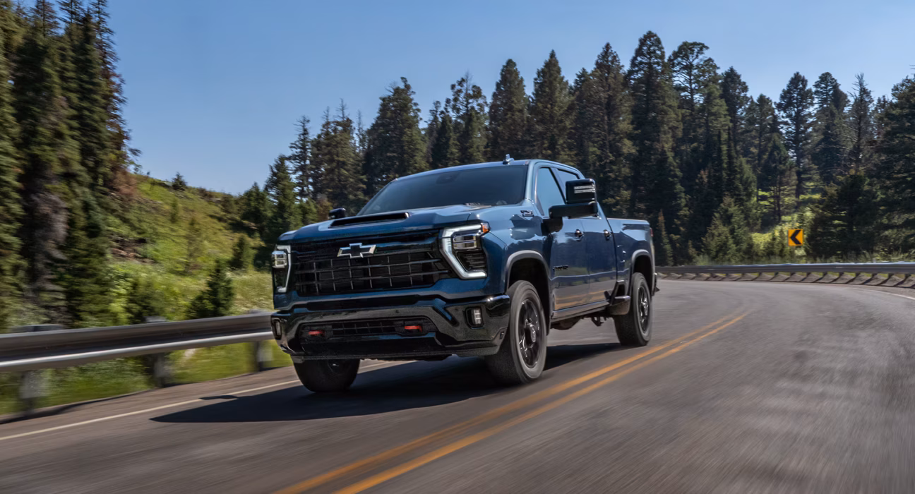 2027 Chevrolet Silverado HD heavy-duty pickup truck featuring the new Duramax diesel engine and rugged exterior design